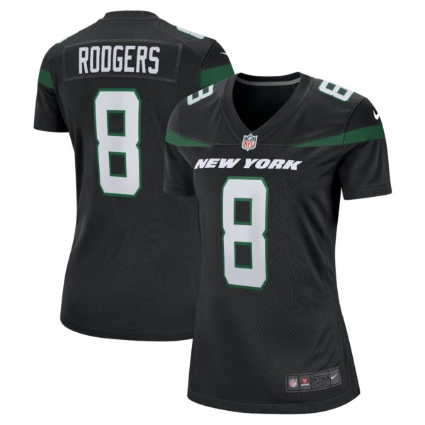 Women’s New York Jets Aaron Rodgers Nike Black Player Jersey