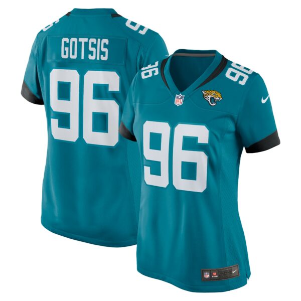 Women’s Jacksonville Jaguars Adam Gotsis Nike Teal Nike Game Jersey