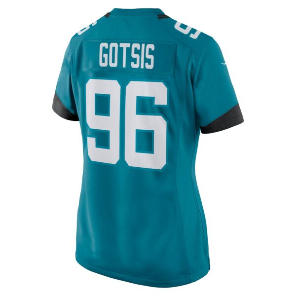 Women’s Jacksonville Jaguars Adam Gotsis Nike Teal Nike Game Jersey