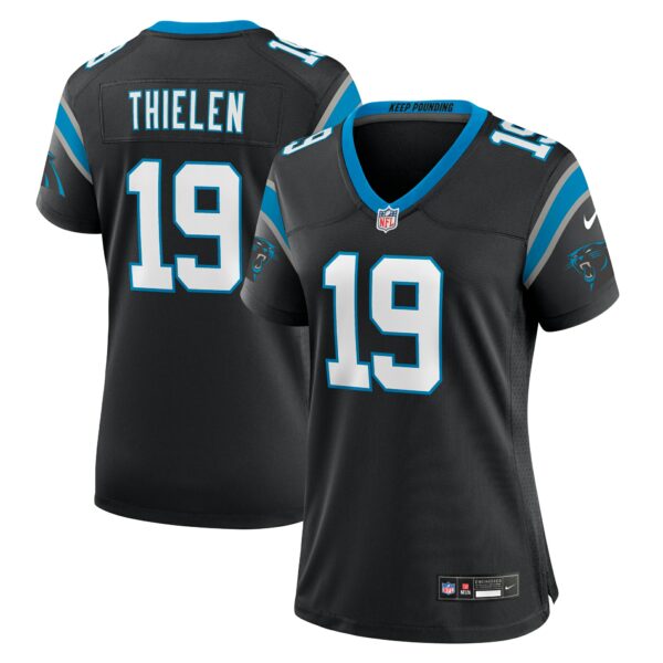 Women’s Carolina Panthers Adam Thielen Nike Black Team Game Jersey