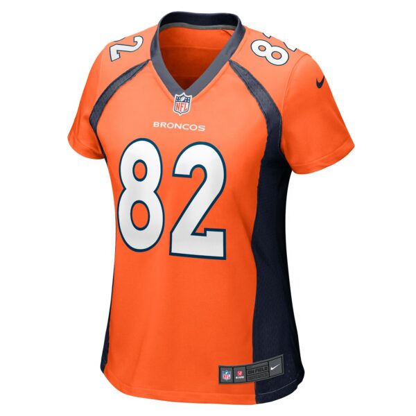 Women’s Denver Broncos Adam Trautman Nike Orange Team Game Jersey