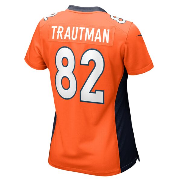 Women’s Denver Broncos Adam Trautman Nike Orange Team Game Jersey