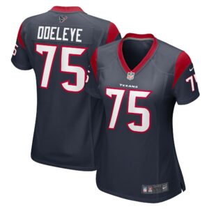 Women's Houston Texans Adedayo Odeleye Nike Navy Game Player Jersey