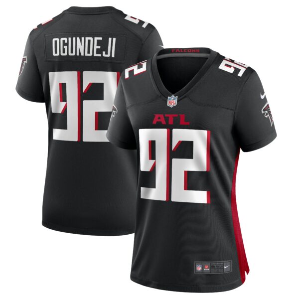 Women’s Atlanta Falcons Adetokunbo Ogundeji Nike Black Game Jersey