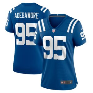 Women's Indianapolis Colts Adetomiwa Adebawore Nike Royal Team Game Jersey