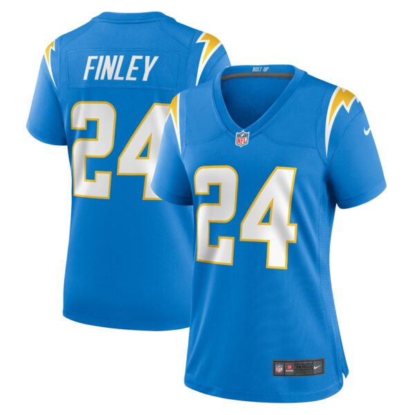 Women’s Los Angeles Chargers AJ Finley Nike Powder Blue Team Game Jersey