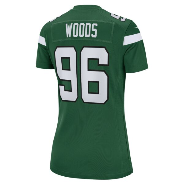 Women’s New York Jets Al Woods Nike Gotham Green Game Jersey