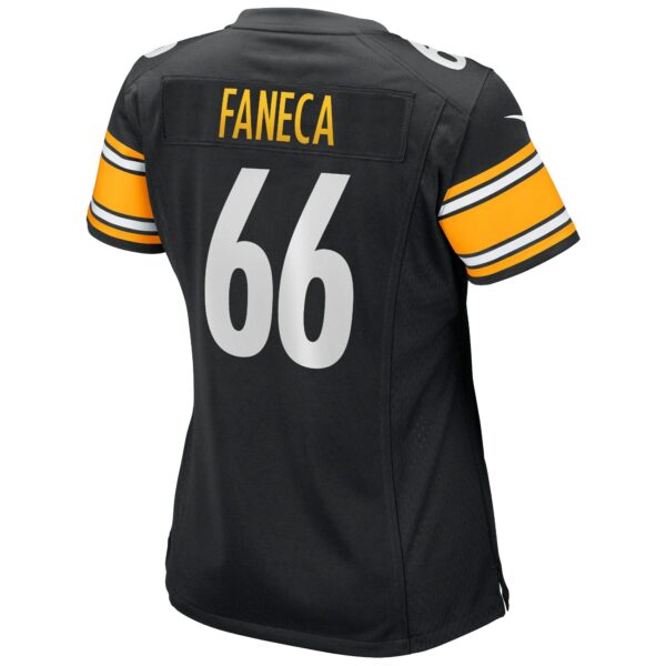 Women’s Pittsburgh Steelers Alan Faneca Nike Black Game Retired Player Jersey