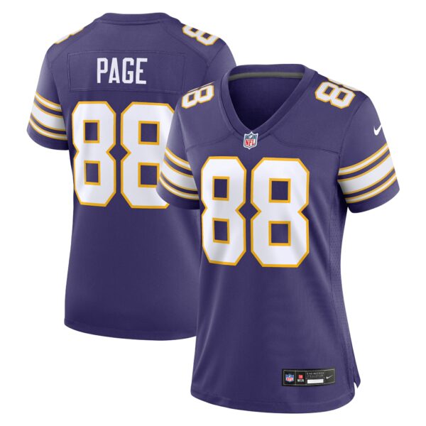 Women’s Minnesota Vikings Alan Page Nike Purple Classic Retired Player Jersey