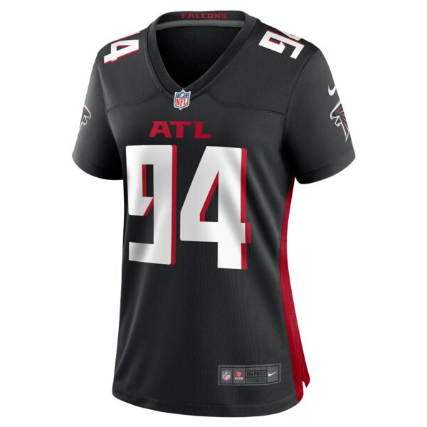 Women’s Atlanta Falcons Albert Huggins Nike Black Team Game Jersey