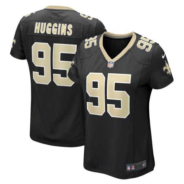 Women’s New Orleans Saints Albert Huggins Nike Black Player Game Jersey