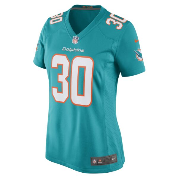 Women’s Miami Dolphins Alec Ingold Nike Aqua Game Player Jersey