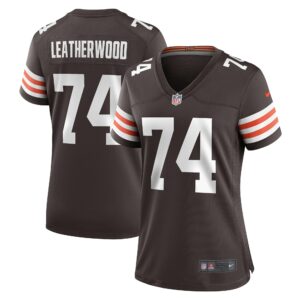 Women's Cleveland Browns Alex Leatherwood Nike Brown Team Game Jersey