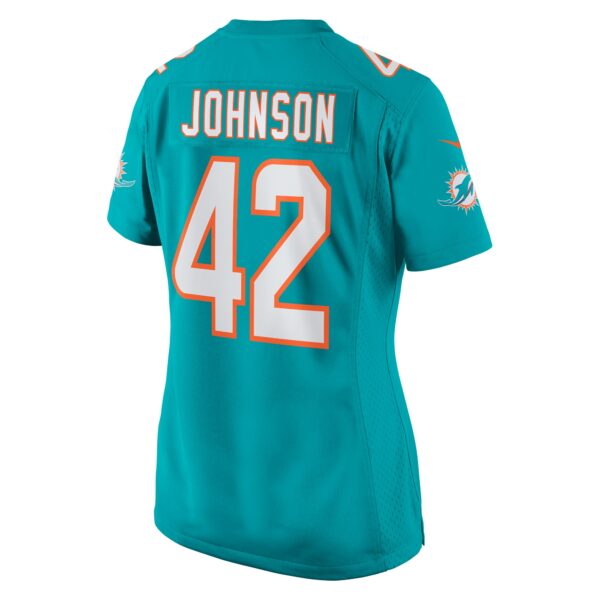 Women’s Miami Dolphins Alexander Johnson Nike Aqua Game Jersey