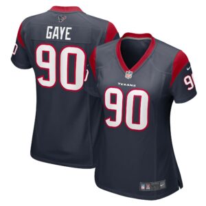 Women's Houston Texans Ali Gaye Nike Navy Team Game Jersey