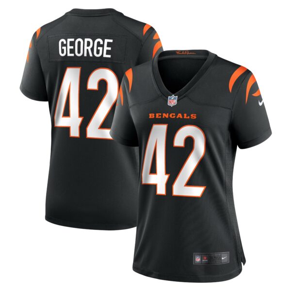 Women’s Cincinnati Bengals Allan George Nike Black Game Player Jersey