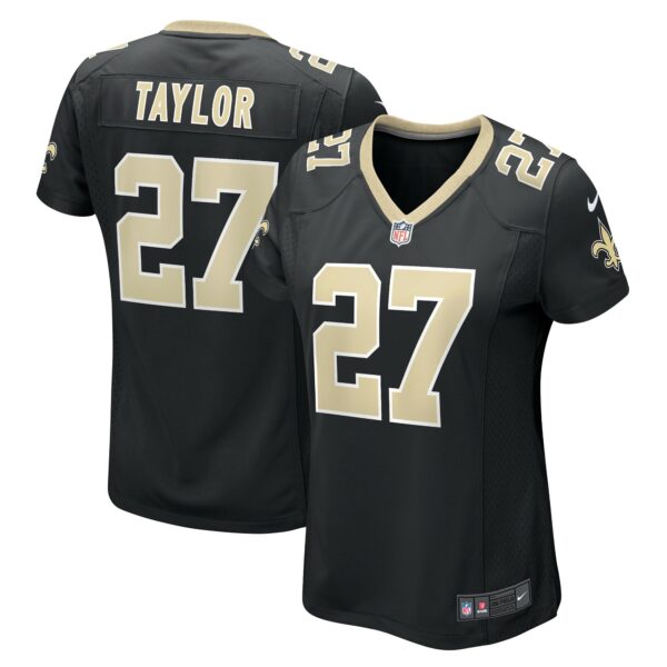 Women’s New Orleans Saints Alontae Taylor Nike Black Game Player Jersey