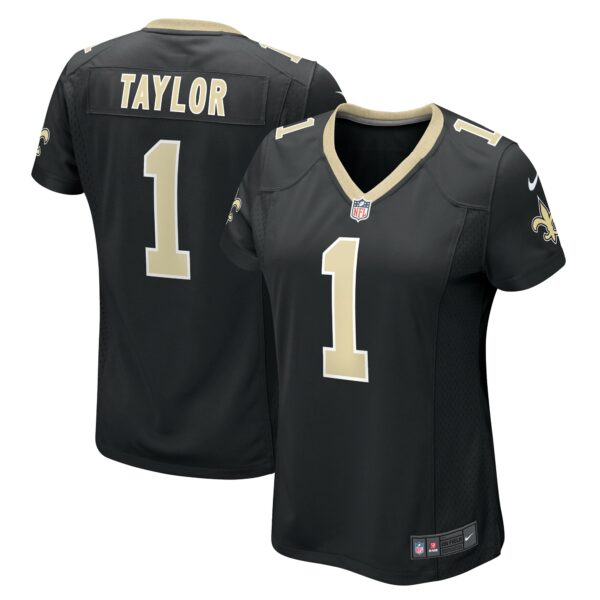 Women’s New Orleans Saints Alontae Taylor Nike Black Team Game Jersey