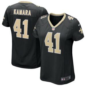 Women's Nike Alvin Kamara Black New Orleans Saints Game Jersey