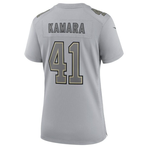 Women’s New Orleans Saints Alvin Kamara Nike Gray Atmosphere Fashion Game Jersey