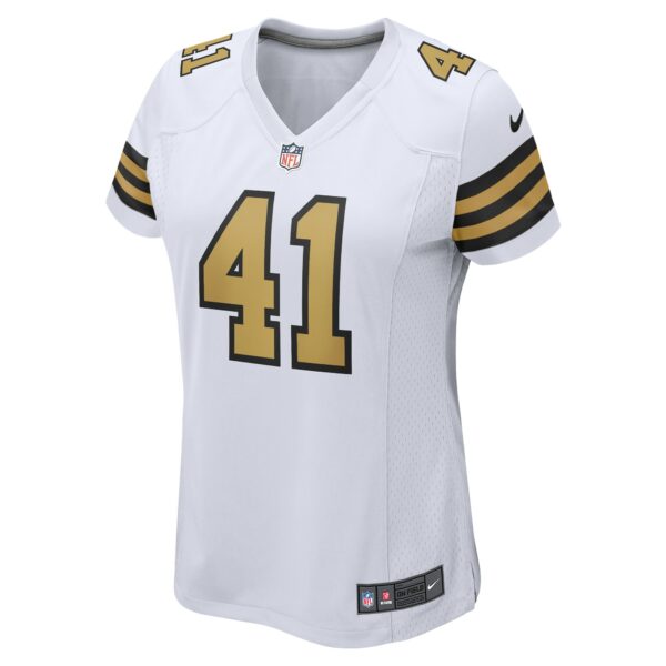 Women’s New Orleans Saints Alvin Kamara Nike White Alternate Game Jersey