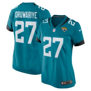 Women's Jacksonville Jaguars Amani Oruwariye Nike Teal Game Jersey