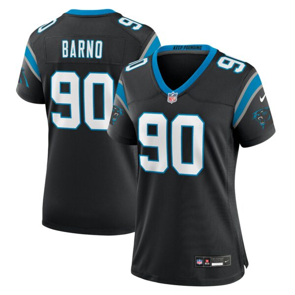 Women’s Carolina Panthers Amare Barno Nike Black Team Game Jersey