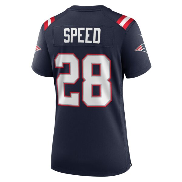 Women’s New England Patriots Ameer Speed Nike Navy Team Game Jersey