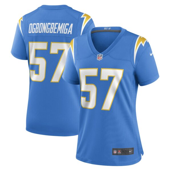 Women’s Los Angeles Chargers Amen Ogbongbemiga Nike Powder Blue Game Player Jersey