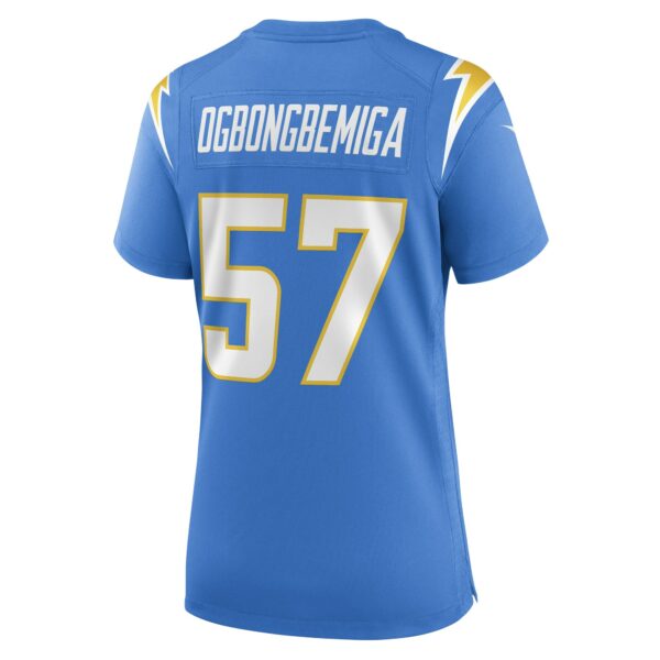 Women’s Los Angeles Chargers Amen Ogbongbemiga Nike Powder Blue Game Player Jersey