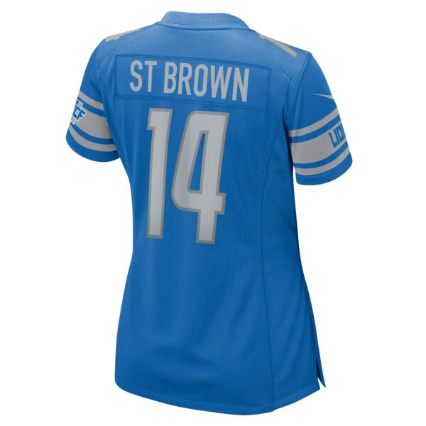 Women’s Detroit Lions Amon-Ra St. Brown Nike Blue Game Player Jersey