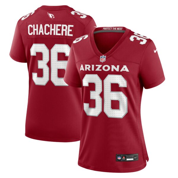 Women’s Arizona Cardinals Andre Chachere Nike Cardinal Team Game Jersey