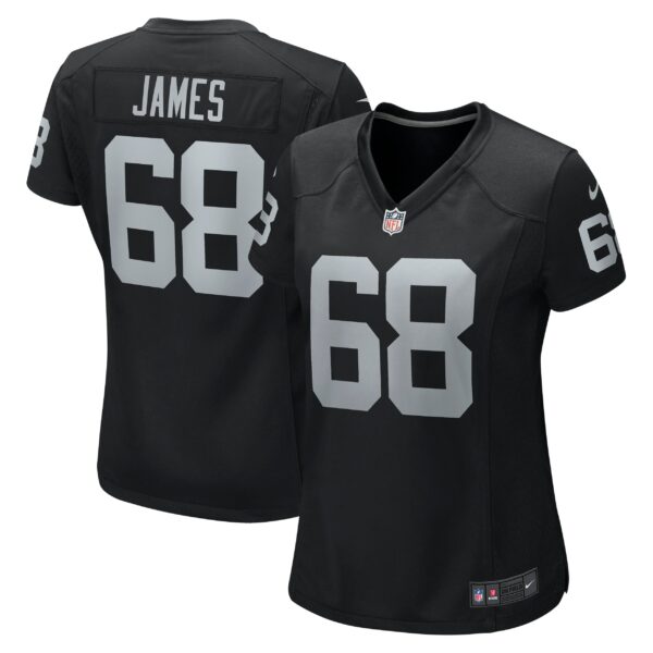 Women’s Las Vegas Raiders Andre James Nike Black Game Jersey