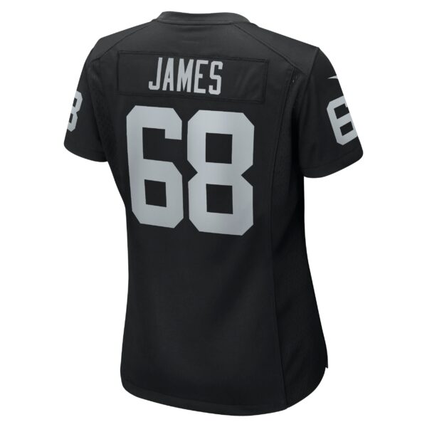 Women’s Las Vegas Raiders Andre James Nike Black Game Jersey