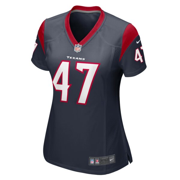 Women’s Houston Texans Andrew Beck Nike Navy Team Game Jersey