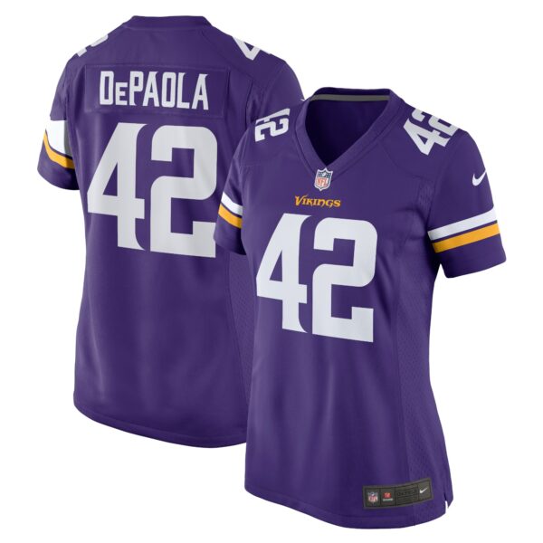 Women’s Minnesota Vikings Andrew DePaola Nike Purple Game Jersey