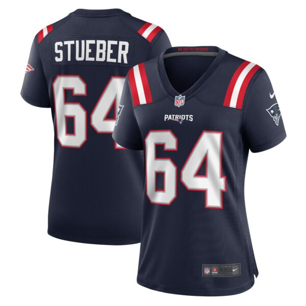 Women’s New England Patriots Andrew Stueber Nike Navy Game Player Jersey