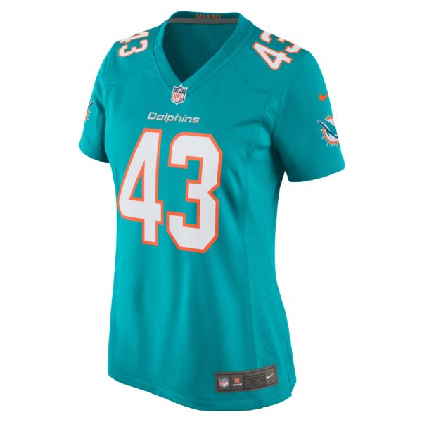 Women’s Miami Dolphins Andrew Van Ginkel Nike Aqua Game Jersey