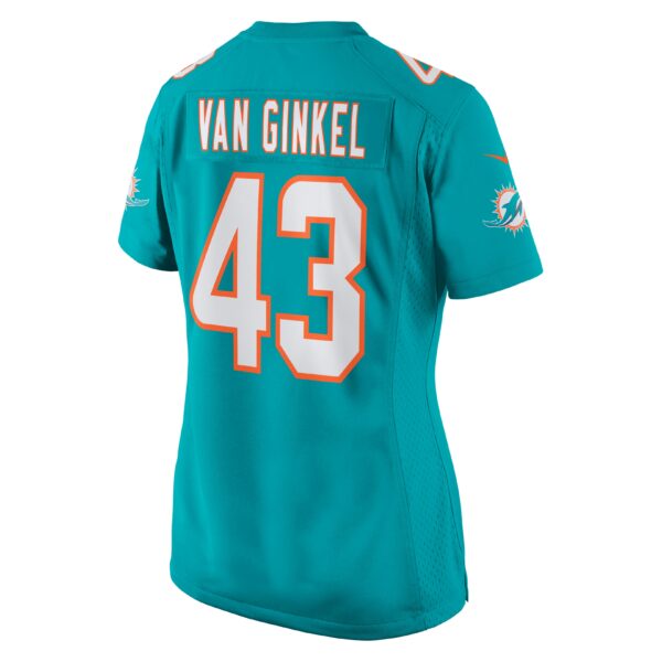 Women’s Miami Dolphins Andrew Van Ginkel Nike Aqua Game Jersey