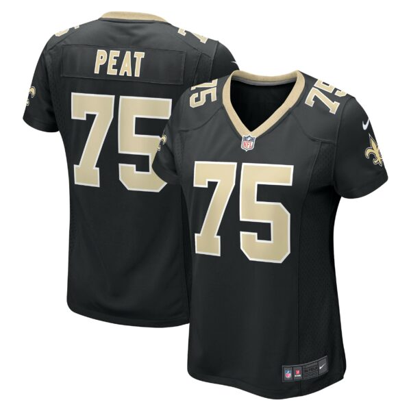 Women’s New Orleans Saints Andrus Peat Nike Black Game Jersey