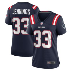 Women's New England Patriots Anfernee Jennings Nike Navy Team Game Jersey