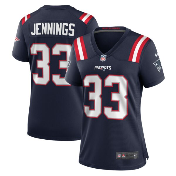 Women’s New England Patriots Anfernee Jennings Nike Navy Team Game Jersey