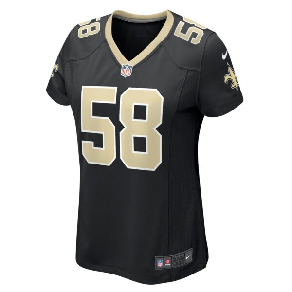 Women’s New Orleans Saints Anfernee Orji Nike Black Team Game Jersey