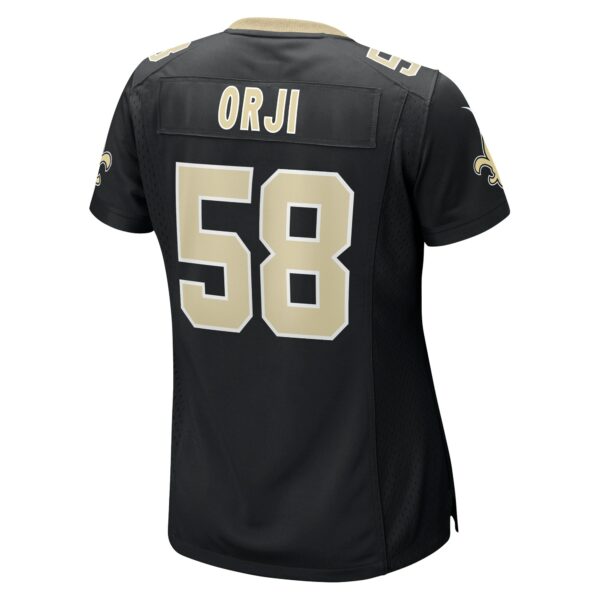 Women’s New Orleans Saints Anfernee Orji Nike Black Team Game Jersey