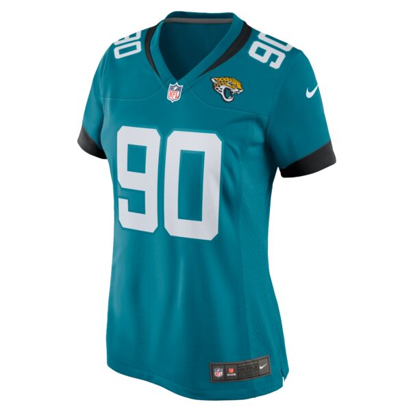 Women’s Jacksonville Jaguars Angelo Blackson Nike Teal Team Game Jersey