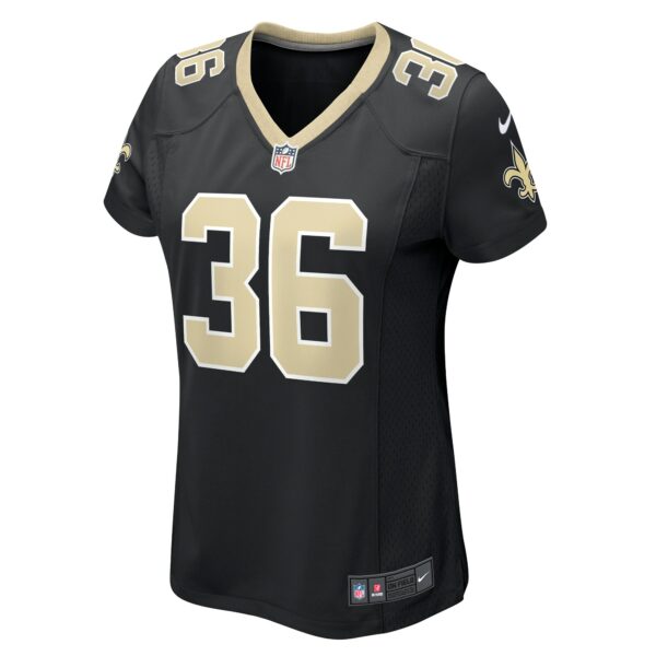 Women’s New Orleans Saints Anthony Johnson Nike Black Team Game Jersey