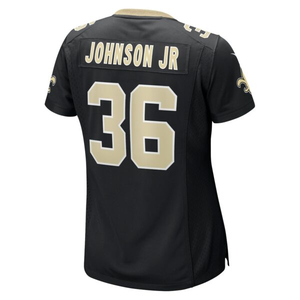 Women’s New Orleans Saints Anthony Johnson Nike Black Team Game Jersey