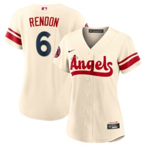 Women's Los Angeles Angels Anthony Rendon Nike Cream 2022 City Connect Replica Player Jersey