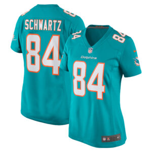 Women's Miami Dolphins Anthony Schwartz Nike Aqua Team Game Jersey