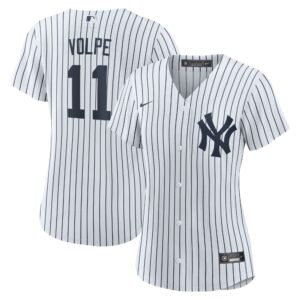 Women's New York Yankees Anthony Volpe Nike White Home Replica Player Jersey